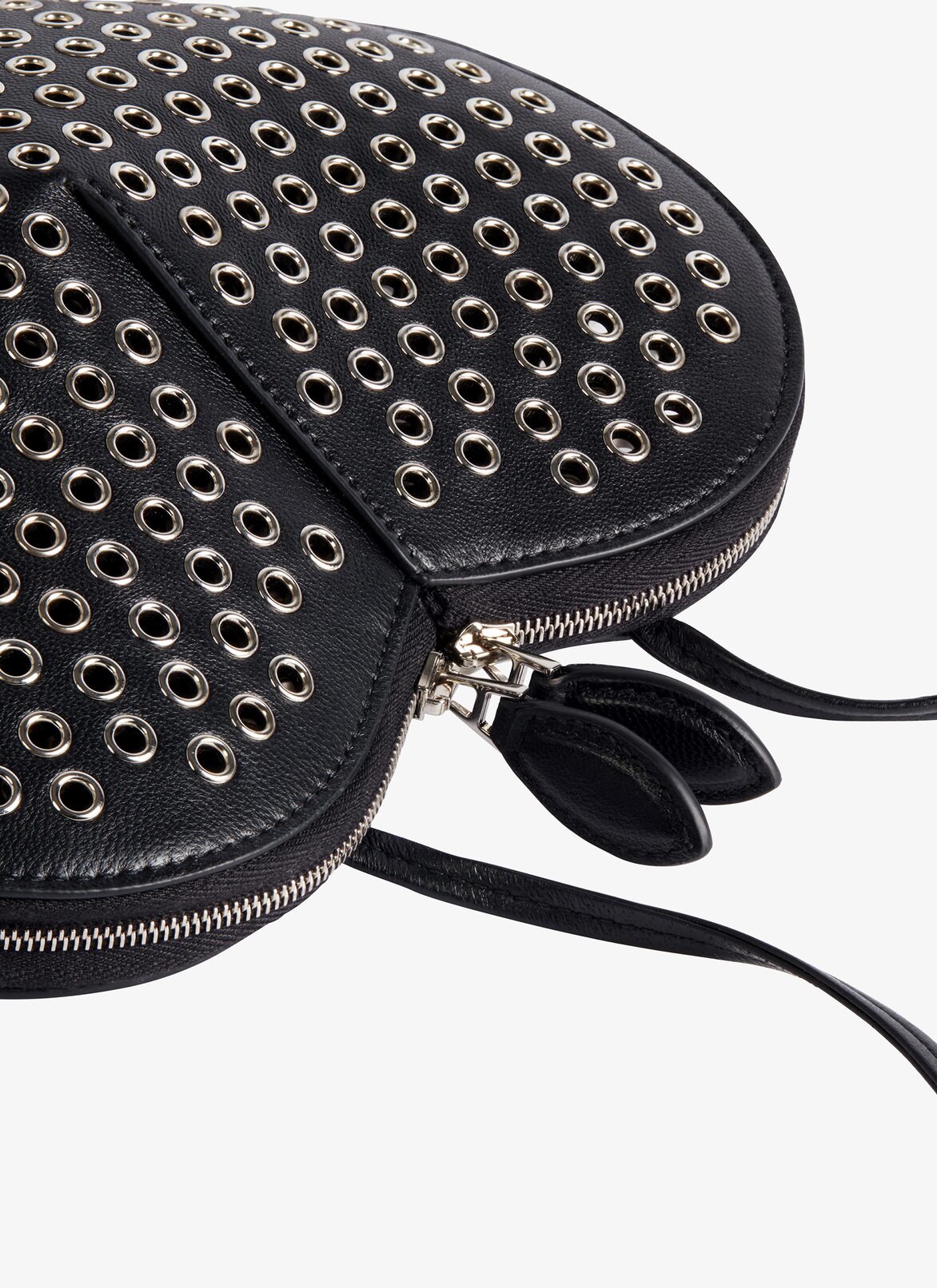 BOLSO LE CŒUR DE PIEL DE BECERRO LUX ALAÏA NEGRO BOLSO LE CŒUR DE PIEL DE BECERRO LUX